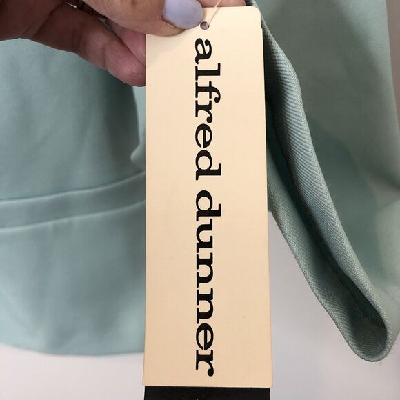 Alfred Dunner NWT Women's One Button Blazer Jacket in Seafoam Size 12 - Picture 4 of 6